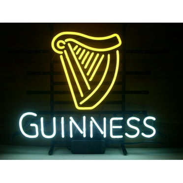 Guinness LED Neon Bar Sign Home Light up movie Pub Bud Beer Lager larger mancave